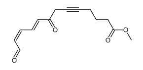 methyl (9E,11Z)-8,13-dioxotrideca-9,11-dien-5-ynoate Structure