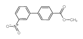 4-(3-硝基苯基)苯甲酸甲酯结构式