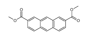 dimethyl anthracene-2,7-dicarboxylate Structure