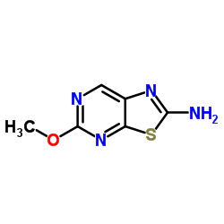 5-Methoxy[1,3]thiazolo[5,4-d]pyrimidin-2-amine结构式