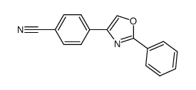 4-(2-phenyl-1,3-oxazol-4-yl)benzonitrile Structure