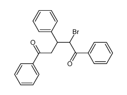 1,3,5-triphenyl-2-bromo-1,5-pentanedione Structure