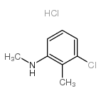 3-chloro-N,2-dimethylaniline,hydrochloride Structure