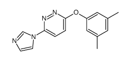 3-(3,5-dimethylphenoxy)-6-(1 H -imidazol-1-yl)pyridazine Structure