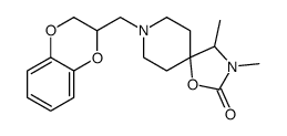 8-(2,3-dihydro-1,4-benzodioxin-3-ylmethyl)-3,4-dimethyl-1-oxa-3,8-diazaspiro[4.5]decan-2-one结构式