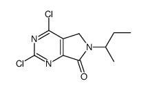 6-butan-2-yl-2,4-dichloro-5H-pyrrolo[3,4-d]pyrimidin-7-one Structure