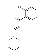 1-(2-Hydroxyphenyl)-3-(piperidino)-2-propene-1-one结构式