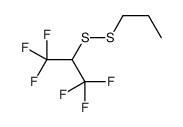 1,1,1,3,3,3-hexafluoro-2-(propyldisulfanyl)propane结构式