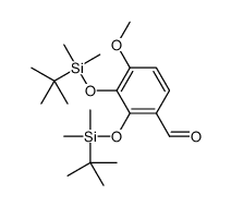 2,3-bis[[tert-butyl(dimethyl)silyl]oxy]-4-methoxybenzaldehyde Structure