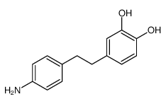 4-[2-(4-aminophenyl)ethyl]benzene-1,2-diol结构式