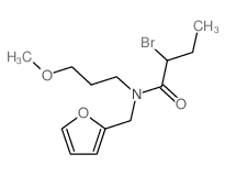 2-bromo-N-(2-furylmethyl)-N-(3-methoxypropyl)butanamide picture