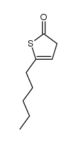 5-pentylthiophen-2(3H)-one Structure