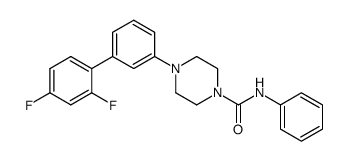 4-(2',4'-difluorobiphenyl-3-yl)-N-phenylpiperazine-1-carboxamide图片