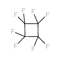 Octafluorocyclobutane Structure