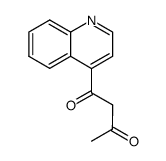 1-[4]quinolyl-butane-1,3-dione Structure