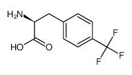 L-4-三氟甲基苯丙氨酸结构式