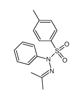 2-propanone N-(4-methylbenzenesulfonyl)-N-phenylhydrazone结构式