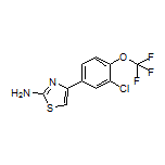 4-[3-Chloro-4-(trifluoromethoxy)phenyl]thiazol-2-amine Structure