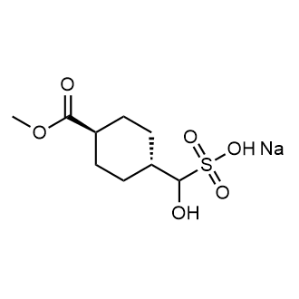 羟基-(4-甲氧羰基环己基)甲磺酸；钠盐结构式