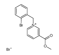 1-(2-bromobenzyl)-3-methoxycarbonylpyridinium bromide Structure