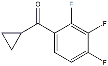 2,3,4-TRIFLUOROPHENYL CYCLOPROPYL KETONE structure