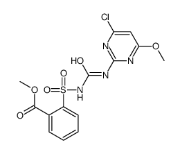 METHYL 2-(N-(4-CHLORO-6-METHOXYPYRIMIDIN-2-YLCARBAMOYL)SULFAMOYL)BENZOATE structure