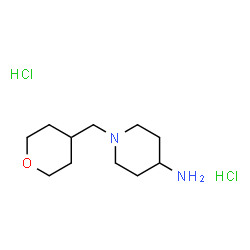 1-[(Tetrahydro-2H-pyran-4-yl)methyl]piperidin-4-amine dihydrochloride picture