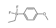 (ethyl)(difluoro)(4-methoxyphenyl)silane结构式