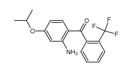 2'-amino-4'-isopropoxyphenyl 2-trifluoromethyl ketone Structure