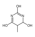 6-hydroxy-5,6-dihydrothymine Structure