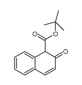 tert-butyl 2-oxo-1,2-dihydronaphthalene-1-carboxylate结构式