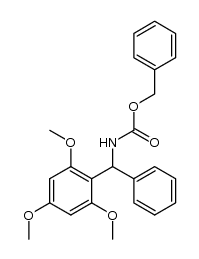 benzyl (phenyl)(2,4,6-trimethoxyphenyl)methylcarbamate Structure