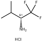 (2R)-1,1,1-TRIFLUORO-3-METHYLBUTAN-2-AMINE HYDROCHLORIDE structure