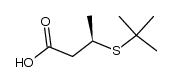 (R)-3-(tert-Butylthio)butyric acid Structure