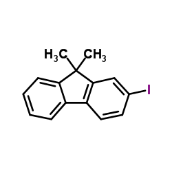 2-碘-9,9-二甲基芴结构式