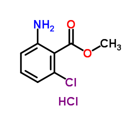 Methyl 2-amino-6-chlorobenzoate hydrochloride Structure