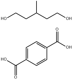 1,4-Benzenedicarboxylic acid, polymer with 3-methyl-1,5-pentanediol Structure