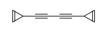 Cyclopropene, 3,3-(1,3-butadiyne-1,4-diyl)bis- (9CI) structure