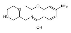 Des-5’-chloro-4-fluorobenzyl Mosapride结构式