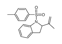 1-(4-methylphenyl)sulfonyl-2-prop-1-en-2-yl-2,3-dihydroindole结构式