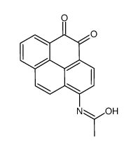 N-(4,5-dioxopyren-1-yl)acetamide结构式