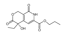 (S)-4-Ethyl-4-hydroxy-3,8-dioxo-3,4,7,8-tetrahydro-1H-pyrano[3,4-c]pyridine-6-carboxylic acid propyl ester picture