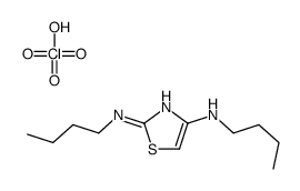 2-N,4-N-dibutyl-1,3-thiazole-2,4-diamine,perchloric acid结构式