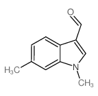 1,6-二甲基吲哚-3-甲醛结构式