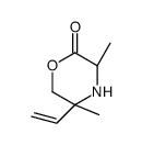 2-Morpholinone,5-ethenyl-3,5-dimethyl-,(3S-cis)-(9CI) picture