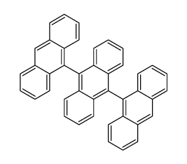 9,10-di(anthracen-9-yl)anthracene Structure