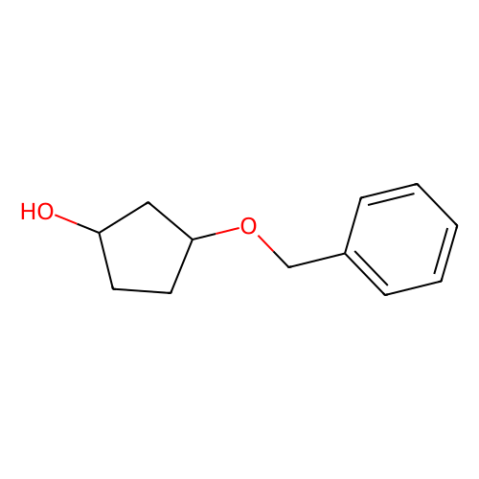 cis-3-(benzyloxy)cyclopentan-1-ol structure