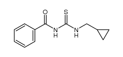 1-benzoyl-3-cyclopropylmethyl-thiourea结构式