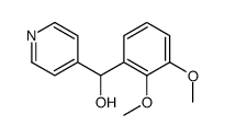 (2,3-DIMETHOXY-PHENYL)-PYRIDIN-4-YL-METHANOL structure