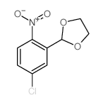 1,3-Dioxolane,2-(5-chloro-2-nitrophenyl)- Structure